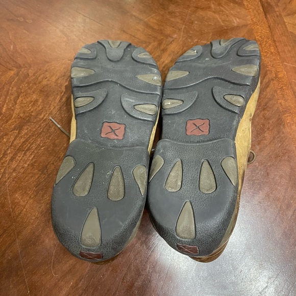 Twisted X Boots Waterproof Leather Western Driving Mocs chukka - Picture 8 of 9